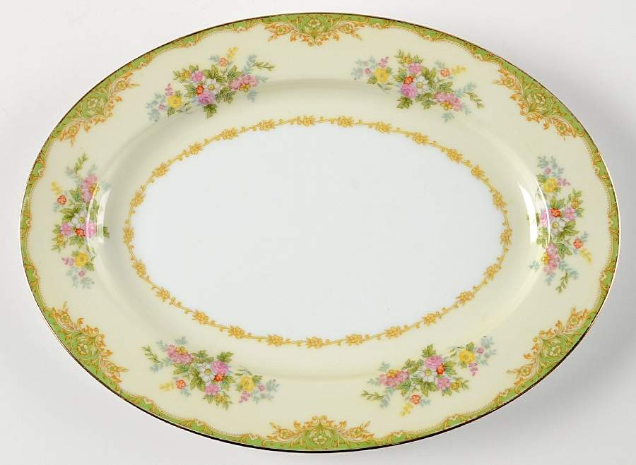 N355 11" Oval Serving Platter by Noritake-1
