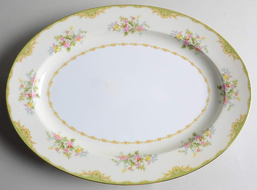 N355 16" Oval Serving Platter by Noritake-1