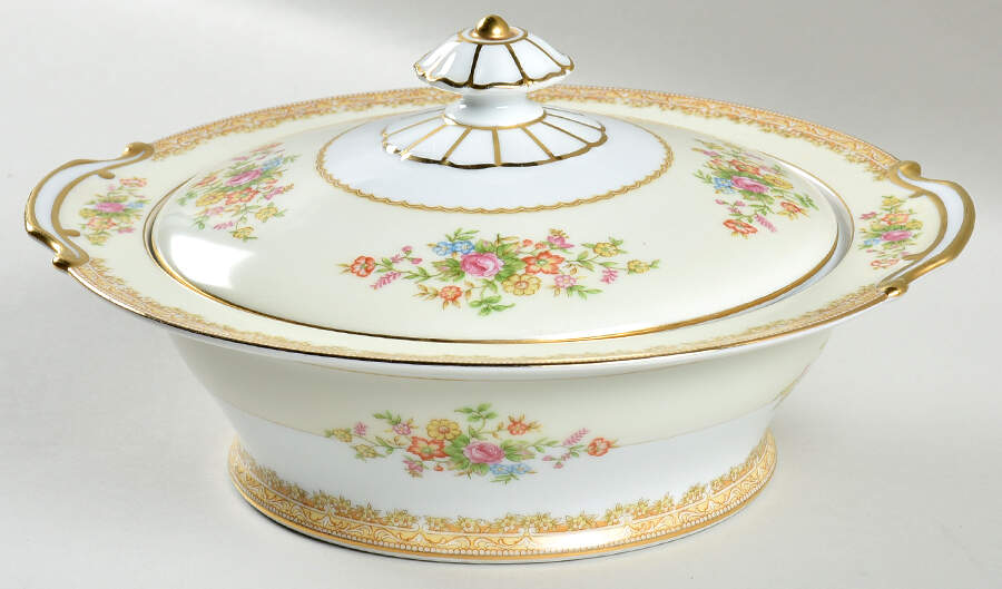 N366 Round Covered Vegetable by Noritake-1