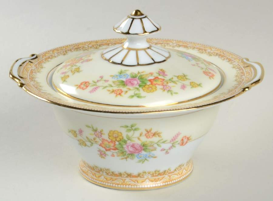 N366 Sugar Bowl & Lid by Noritake-1