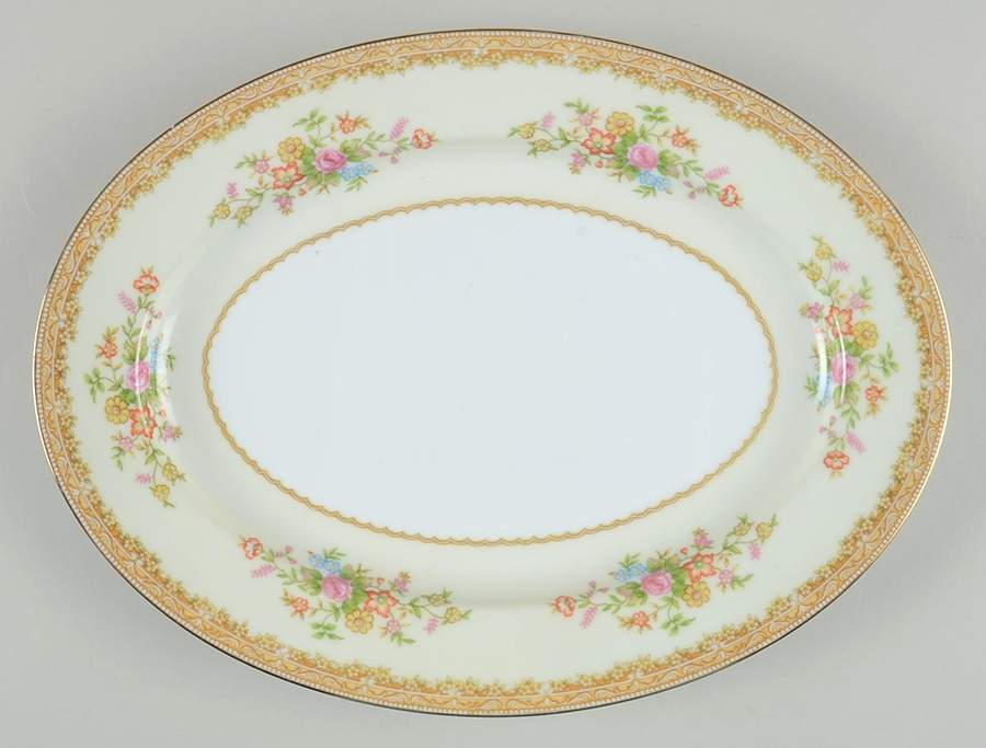 N366 11" Oval Serving Platter by Noritake-1