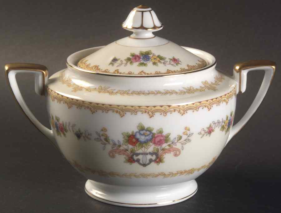 N367 Sugar Bowl & Lid by Noritake-1