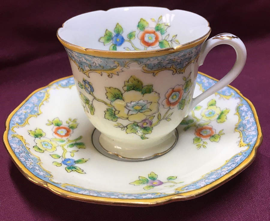 N37 Footed Demitasse Cup & Saucer Set by Noritake-1