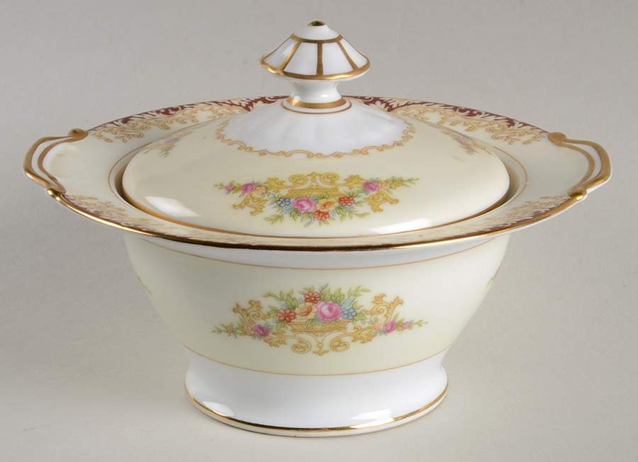 N376 Sugar Bowl & Lid by Noritake-1
