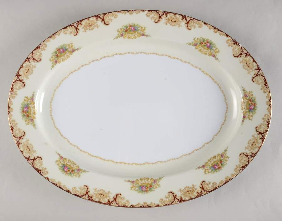 N376 16" Oval Serving Platter by Noritake-1