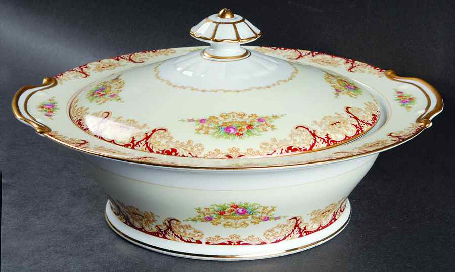 N376 Round Covered Vegetable by Noritake-1