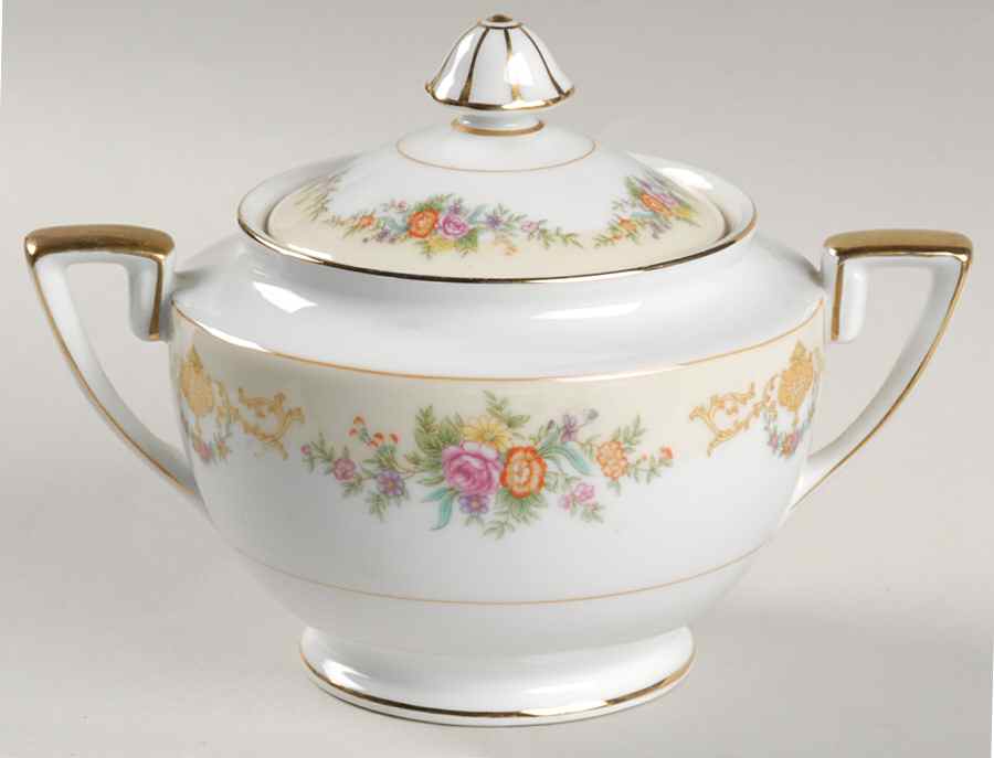 N38 Sugar Bowl & Lid by Noritake-1