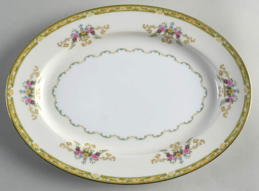 N382 11" Oval Serving Platter by Noritake-1