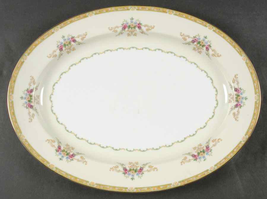 N382 16" Oval Serving Platter by Noritake-1