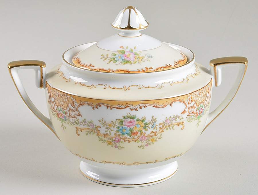 N388 Sugar Bowl & Lid by Noritake-1