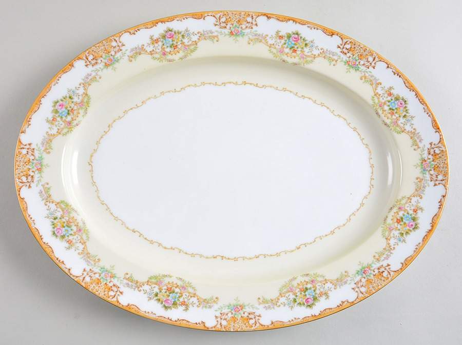 N388 16" Oval Serving Platter by Noritake-1
