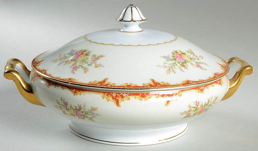 N393 Round Covered Vegetable by Noritake-1