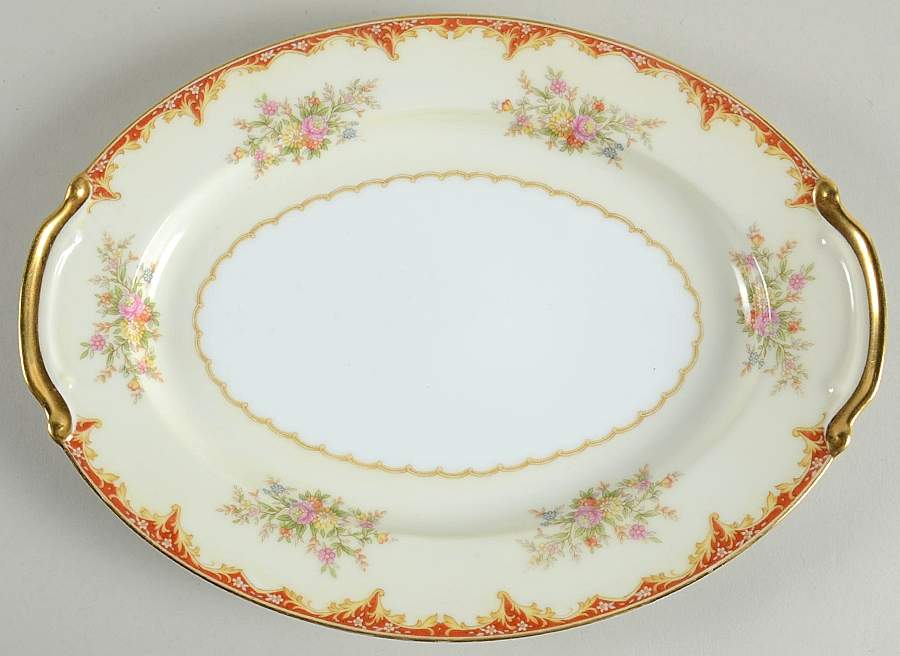 N393 11" Oval Serving Platter by Noritake-1