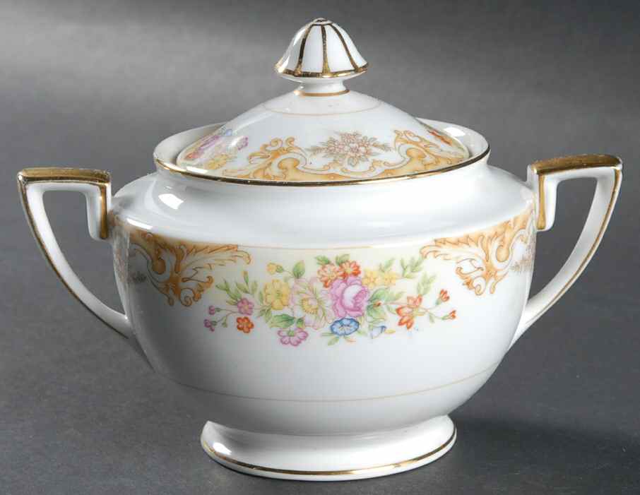 N399 Sugar Bowl & Lid by Noritake-1