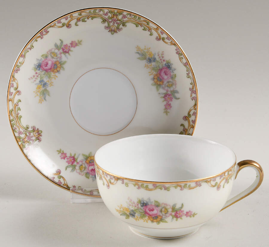 N40 Flat Cup & Saucer Set by Noritake-1