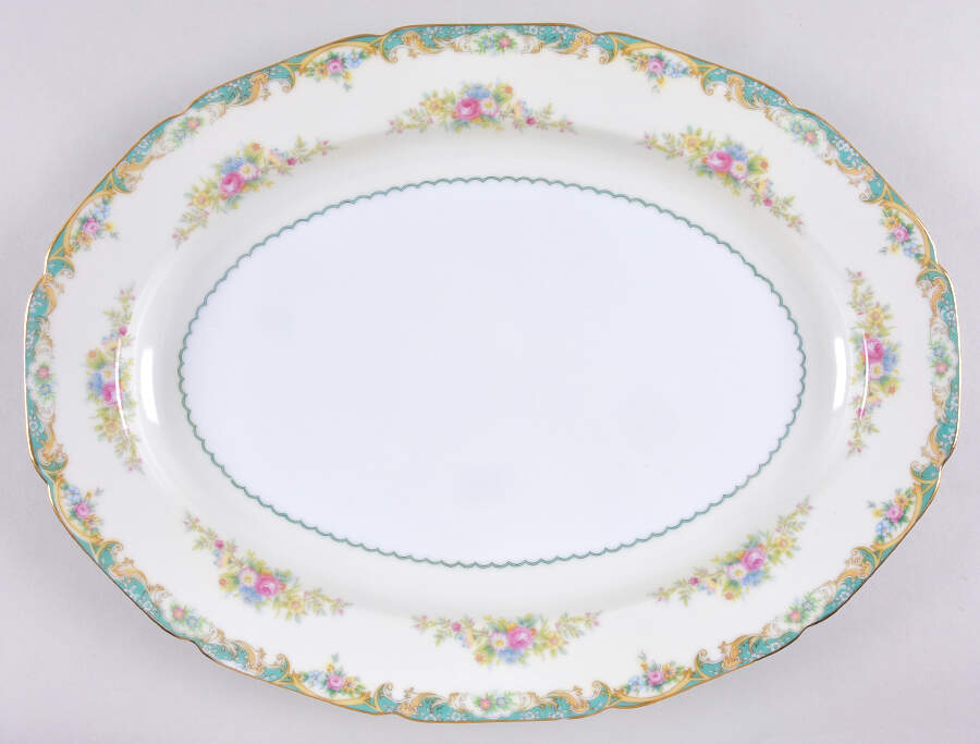 N406 16" Oval Serving Platter by Noritake-1