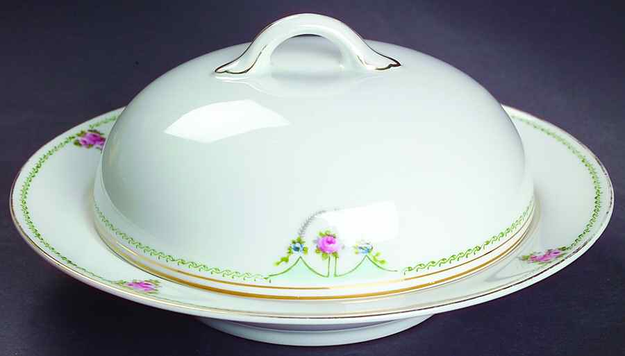 N41 Round Covered Butter by Noritake-1