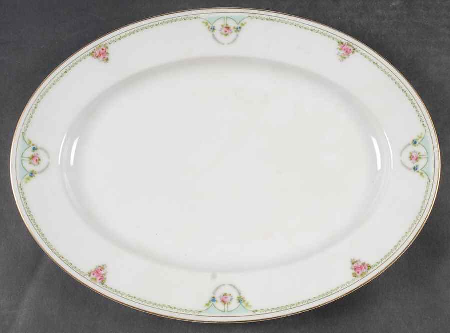 N41 12" Oval Serving Platter by Noritake-1
