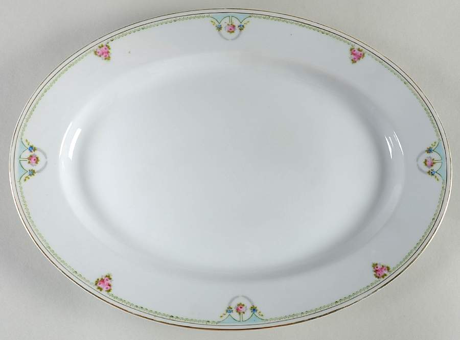 N41 13" Oval Serving Platter by Noritake-1