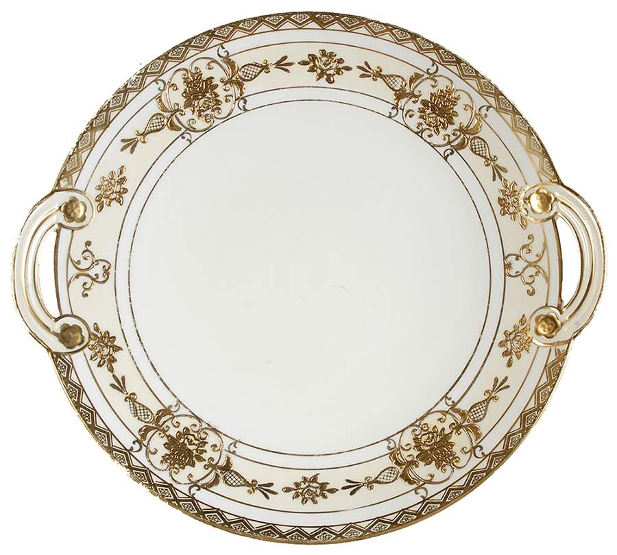N417 Handled Cake Plate by Noritake-1