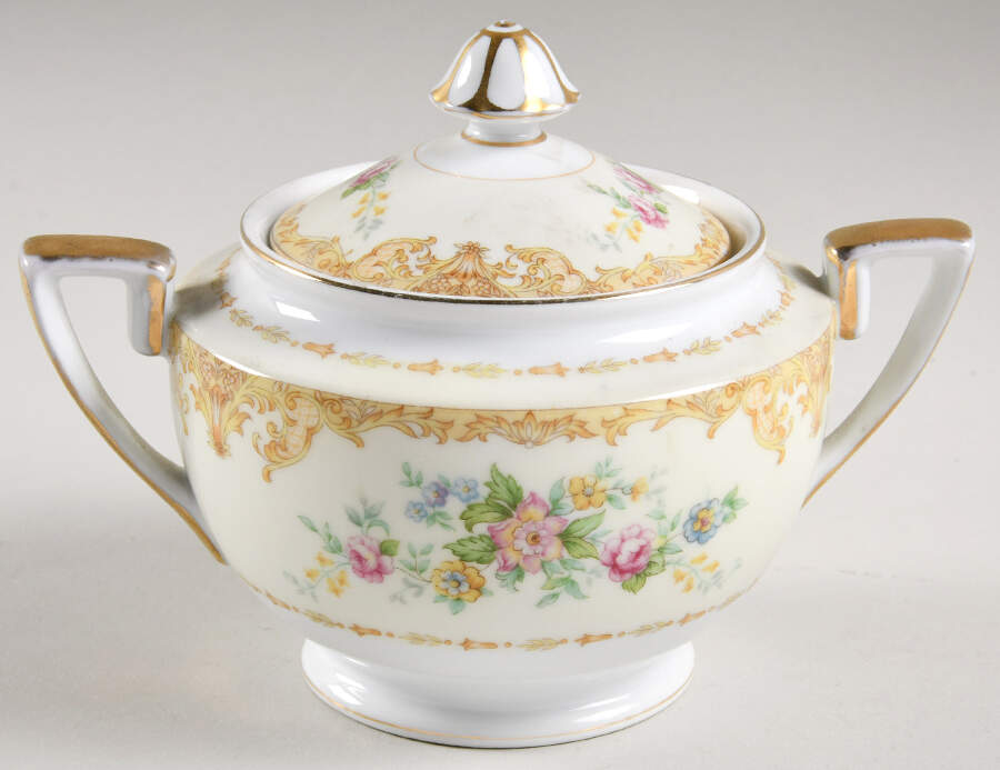 N42 Sugar Bowl & Lid by Noritake-1