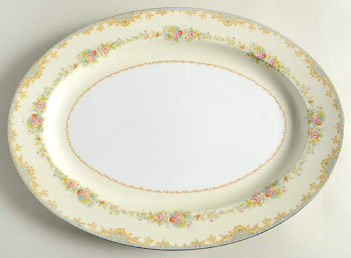 N43 16" Oval Serving Platter by Noritake-1