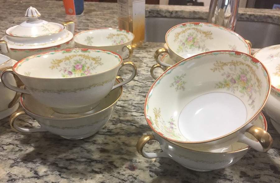 N431 Footed Cream Soup Bowl by Noritake-1