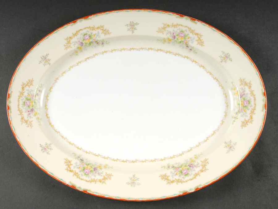 N431 16" Oval Serving Platter by Noritake-1