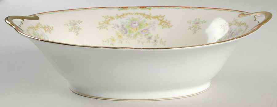 N431 10" Oval Vegetable Bowl by Noritake-1