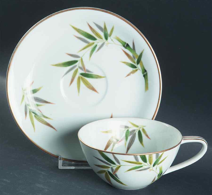 5420 Flat Cup & Saucer Set by Noritake-1