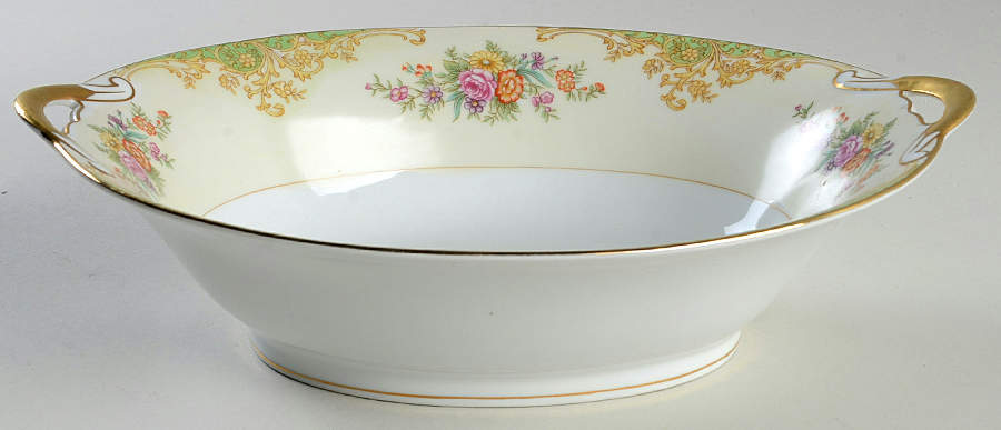 N437 10" Oval Vegetable Bowl by Noritake-1