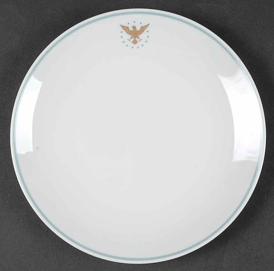 President (Green Band) Dessert/Pie Plate by Noritake-1