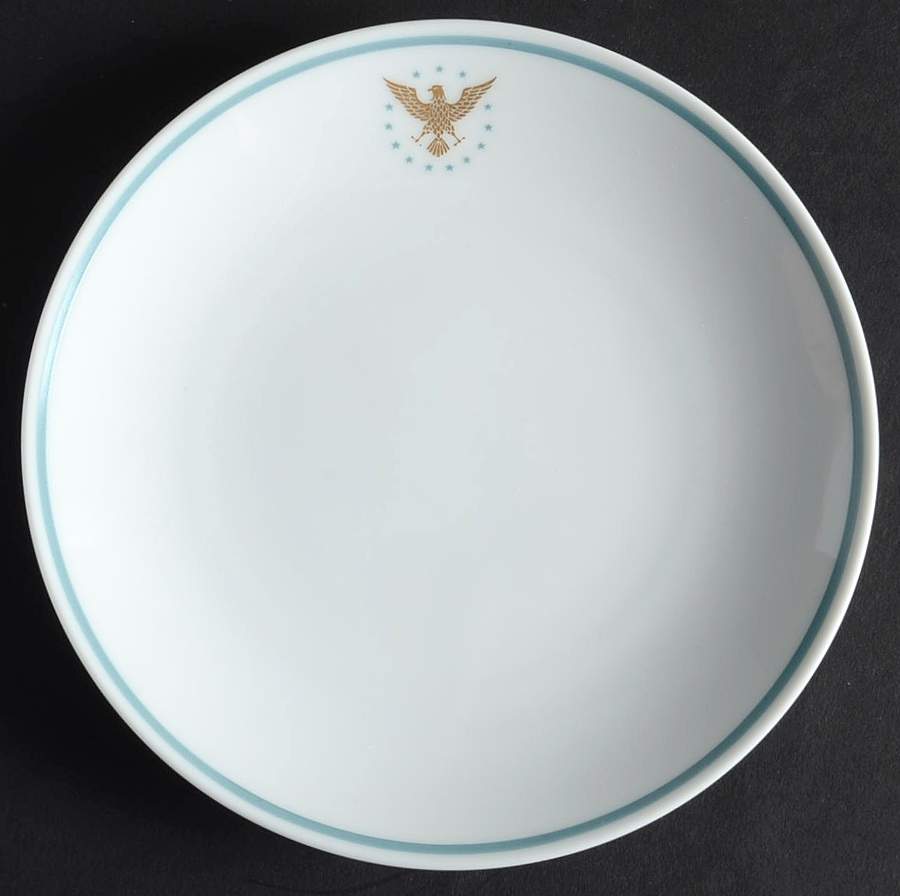 President (Green Band) Bread & Butter Plate by Noritake-1