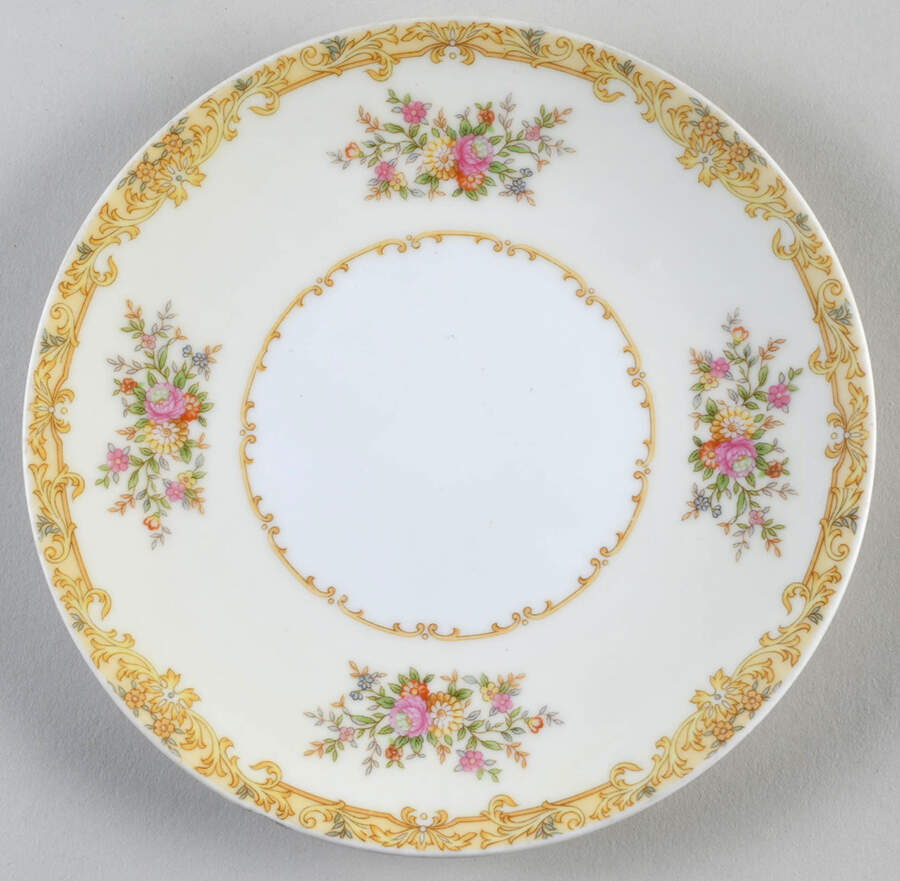 N44 Dessert Plate/Cream Soup Saucer for Footed Bowl by Noritake-1