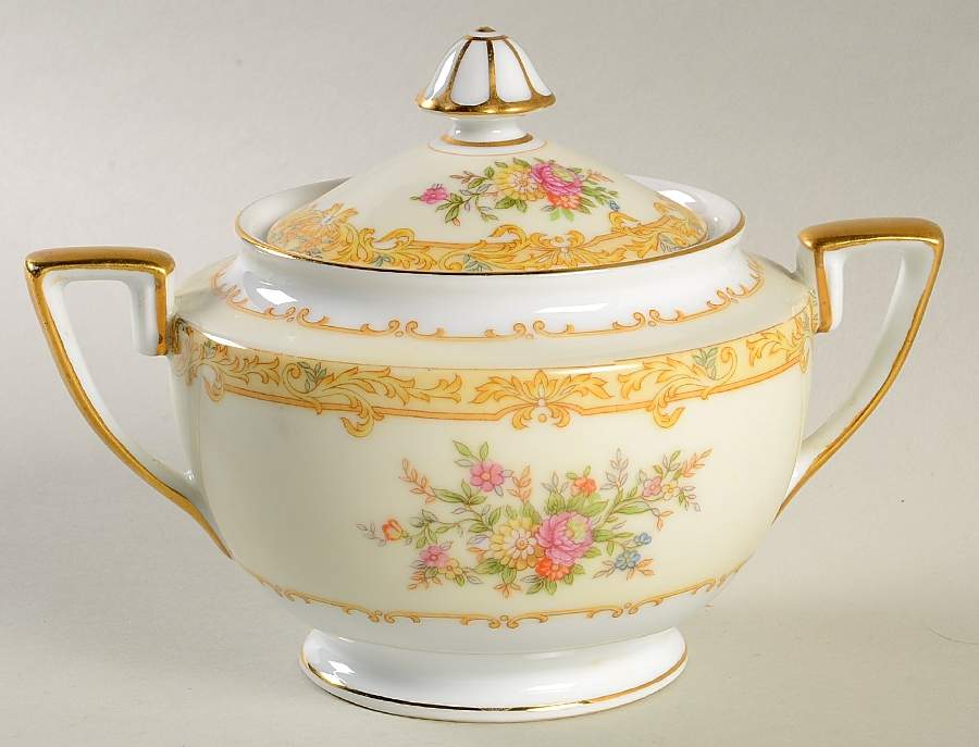 N44 Sugar Bowl & Lid by Noritake-1