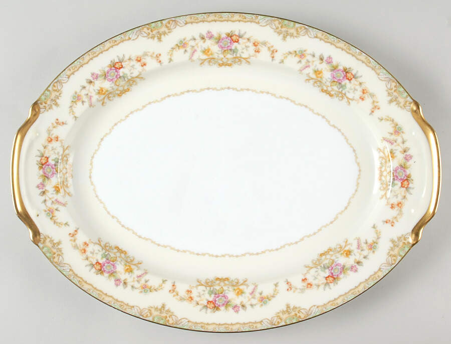 N442 16" Oval Serving Platter by Noritake-1