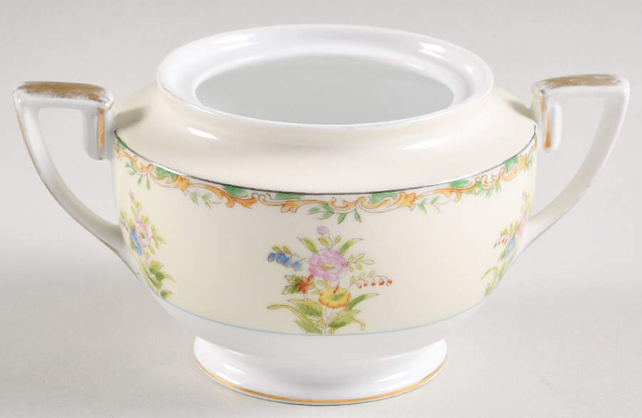 Mystery #138 Sugar Bowl No Lid by Noritake-1