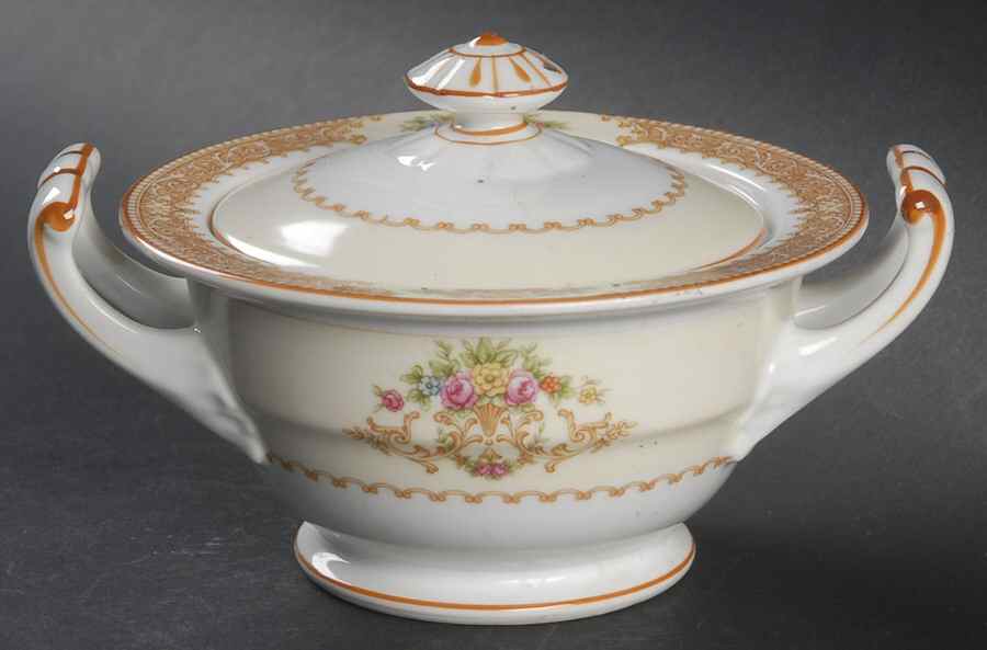 N449 Sugar Bowl & Lid by Noritake-1