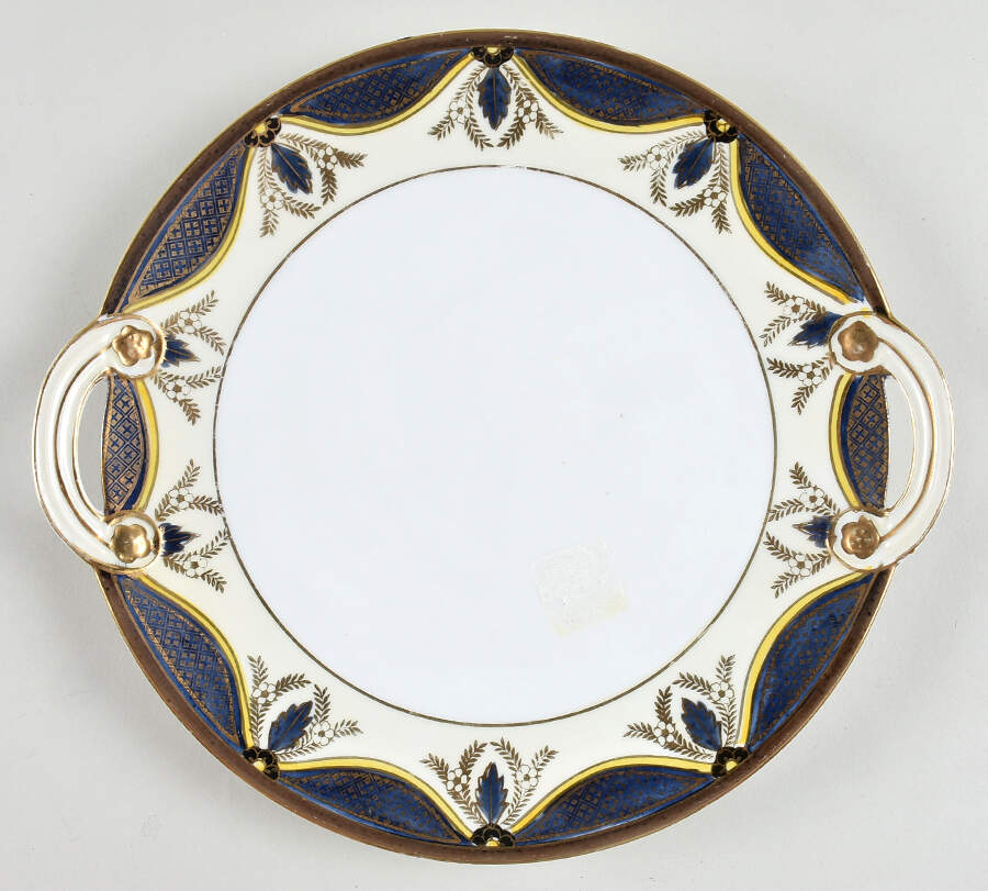 N453 Handled Cake Plate by Noritake-1