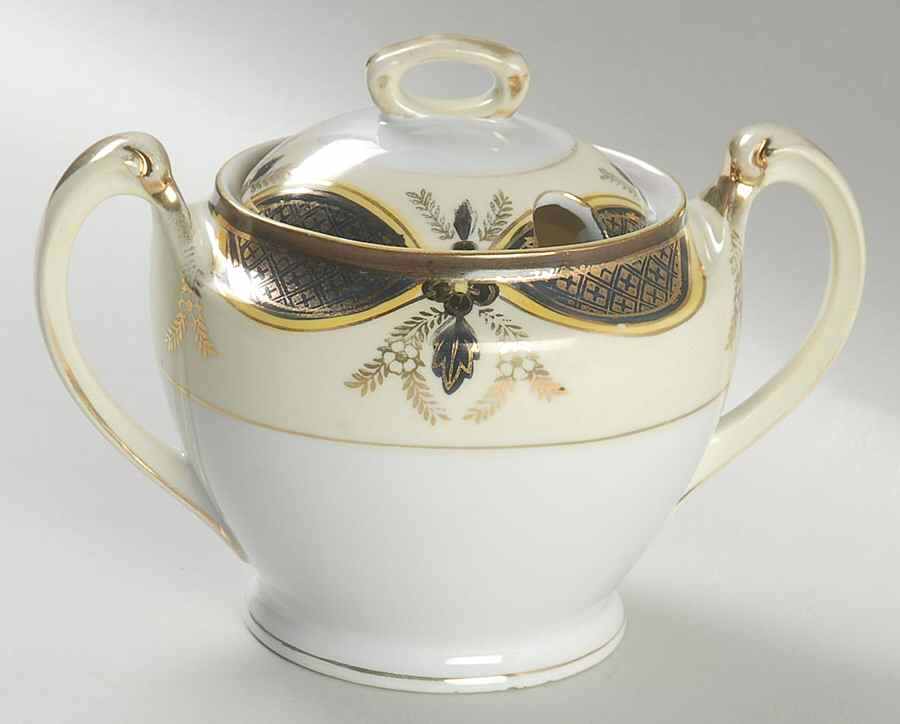 N453 Sugar Bowl & Lid by Noritake-1