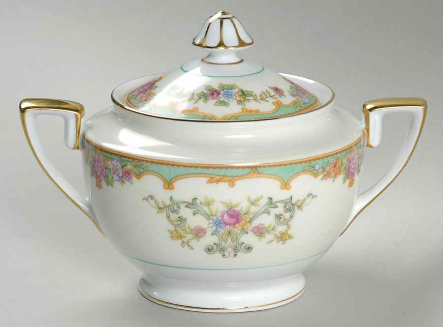 N454 Sugar Bowl & Lid by Noritake-1