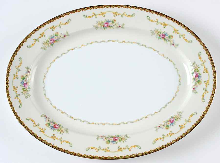 N460 16" Oval Serving Platter by Noritake-1