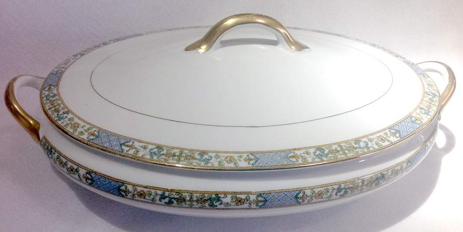 N462 Oval Covered Vegetable by Noritake-1