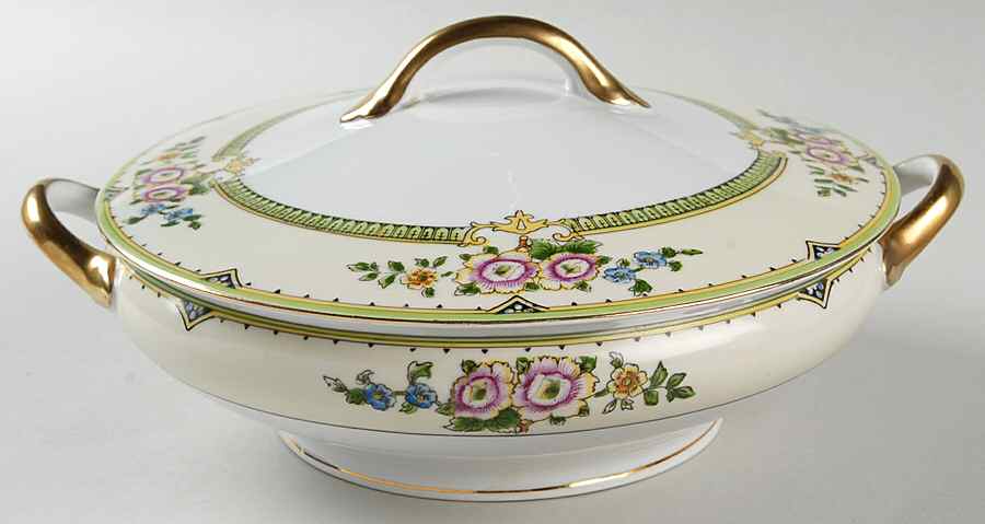 N469 Round Covered Vegetable by Noritake-1
