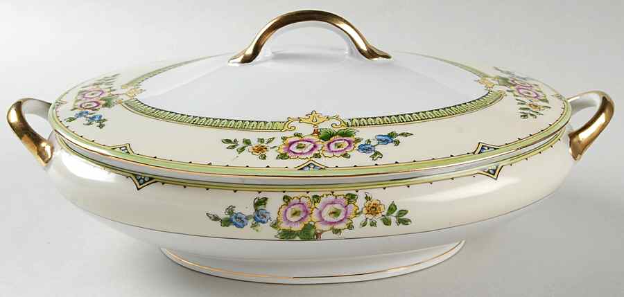 N469 Oval Covered Vegetable by Noritake-1