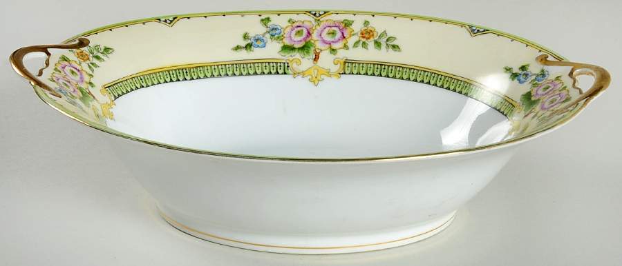 N469 10" Oval Vegetable Bowl by Noritake-1