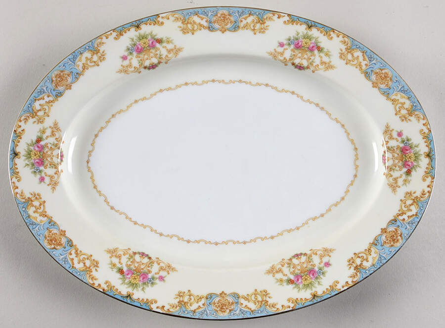 N47 11" Oval Serving Platter by Noritake-1
