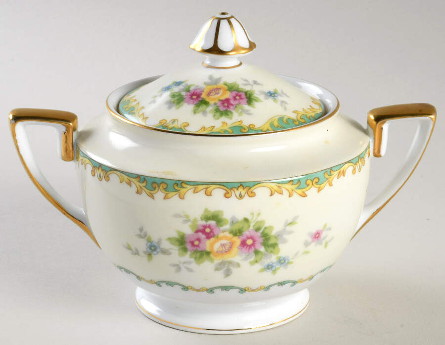 N472 Sugar Bowl & Lid by Noritake-1