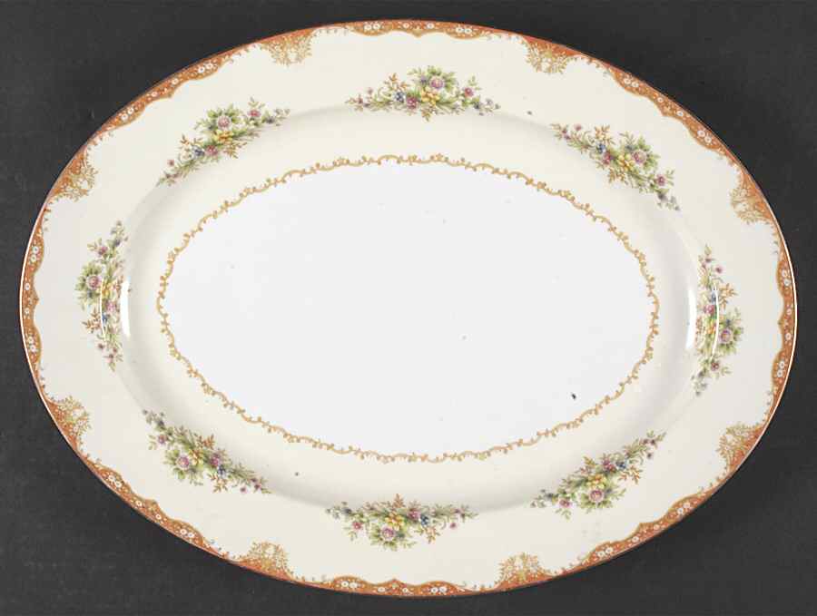 N475 16" Oval Serving Platter by Noritake-1