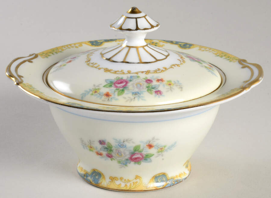 N477 Sugar Bowl & Lid by Noritake-1